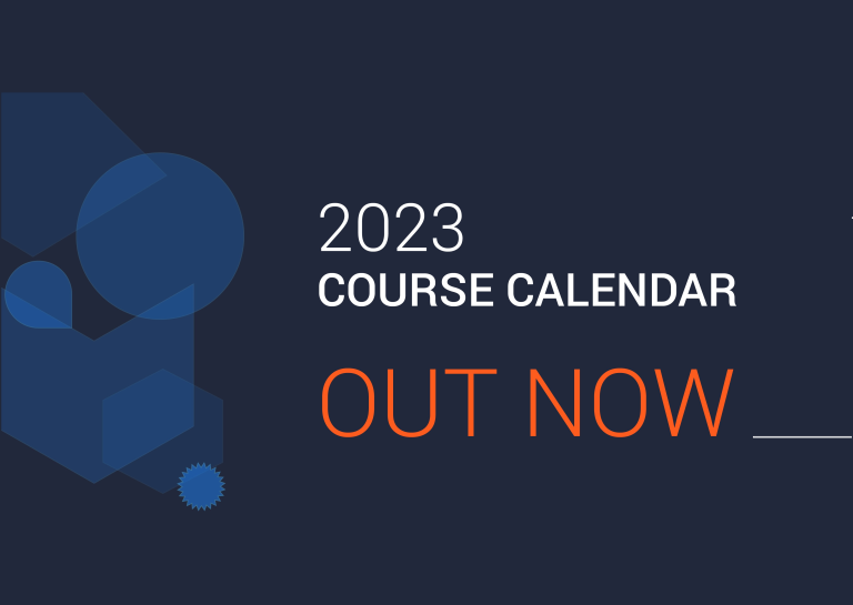 2023 Course Calendar out now