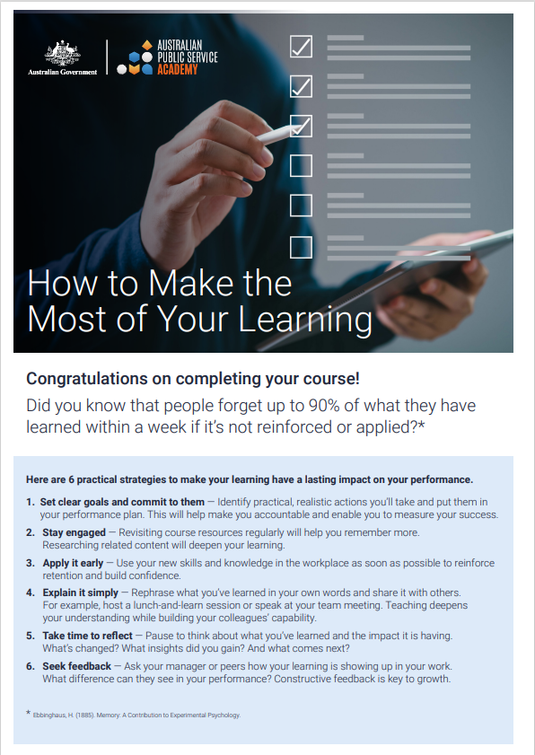 Image of the 6 practical strategies to make your learning have a lasting impact on your performance