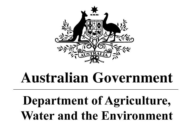 Department of Agriculture Water and the Environment logo