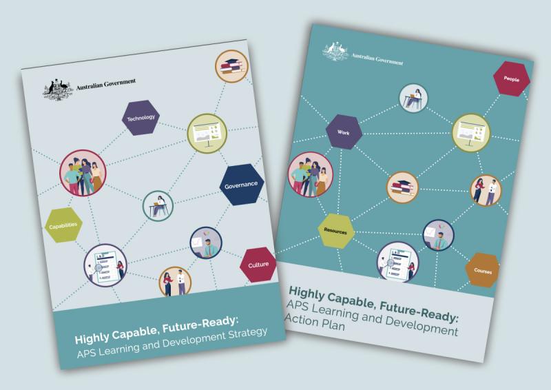 Australian Public Service-Learning and Development Strategy and Action Plan covers