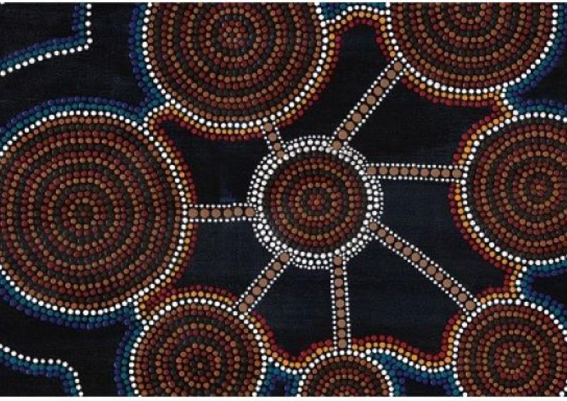 Decorative image of Aboriginal art