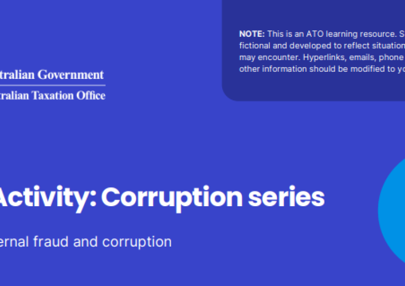An illustrative image of the title of the ATO’s activity cards series.