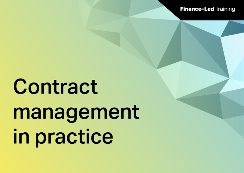 Department of Finance Contract Management in Practice thumbnail