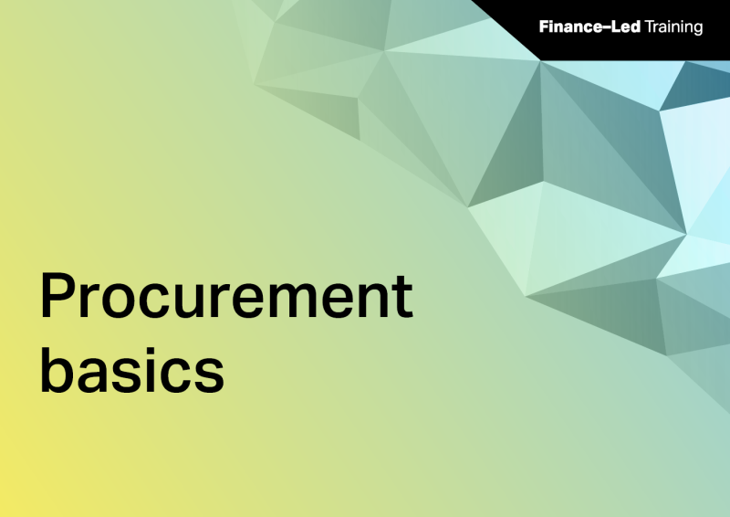 Department of Finance Procurement Basics thumbnail