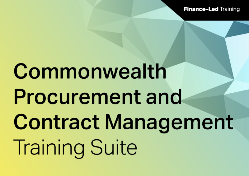 Commonwealth Procurement and Contract Management Training Suite