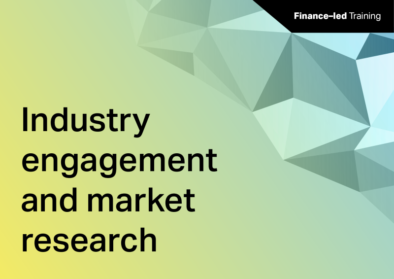 Department of Finance Industry Engagement and Market Research thumbnail image