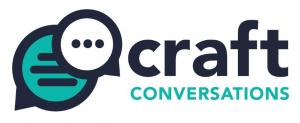 Speech bubble next to the words Craft Conversations