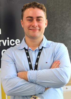Head shot of Declan. A participant of the APS Academy Data Cadetship at the University of Newcastle