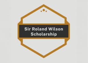 Sir Roland Wilson Scholarship logo