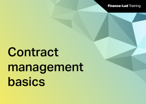 Department of Finance Contract Management Basics thumbnail