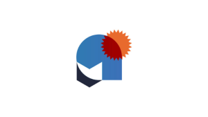 APSLearn logo - overlapping, navy, blue, red and orange shapes