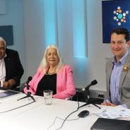 Professor Tom Calma AO, Professor Dr Marcia Langton AO and Dan Bourchier
