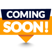 Text, with the words ‘Coming soon’, exclamation mark.