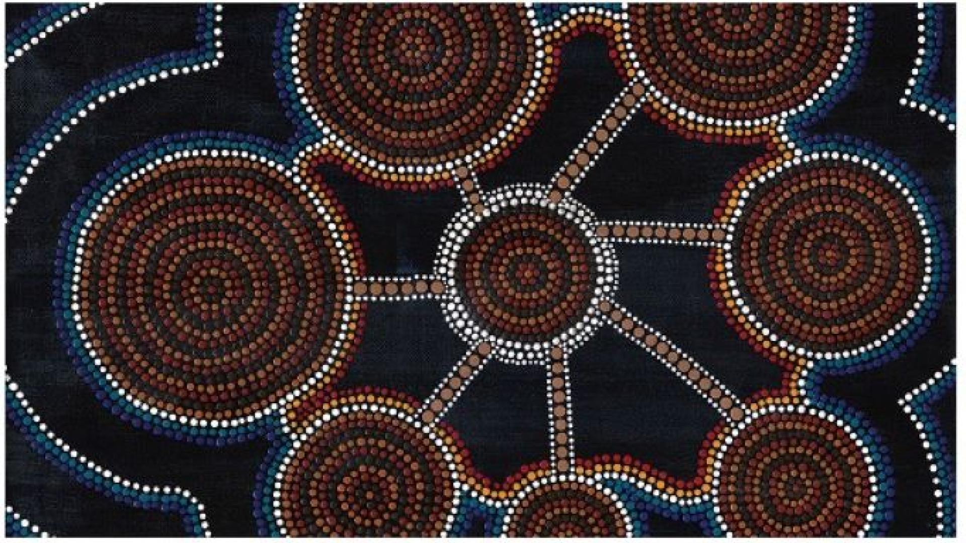 Decorative image of Aboriginal art