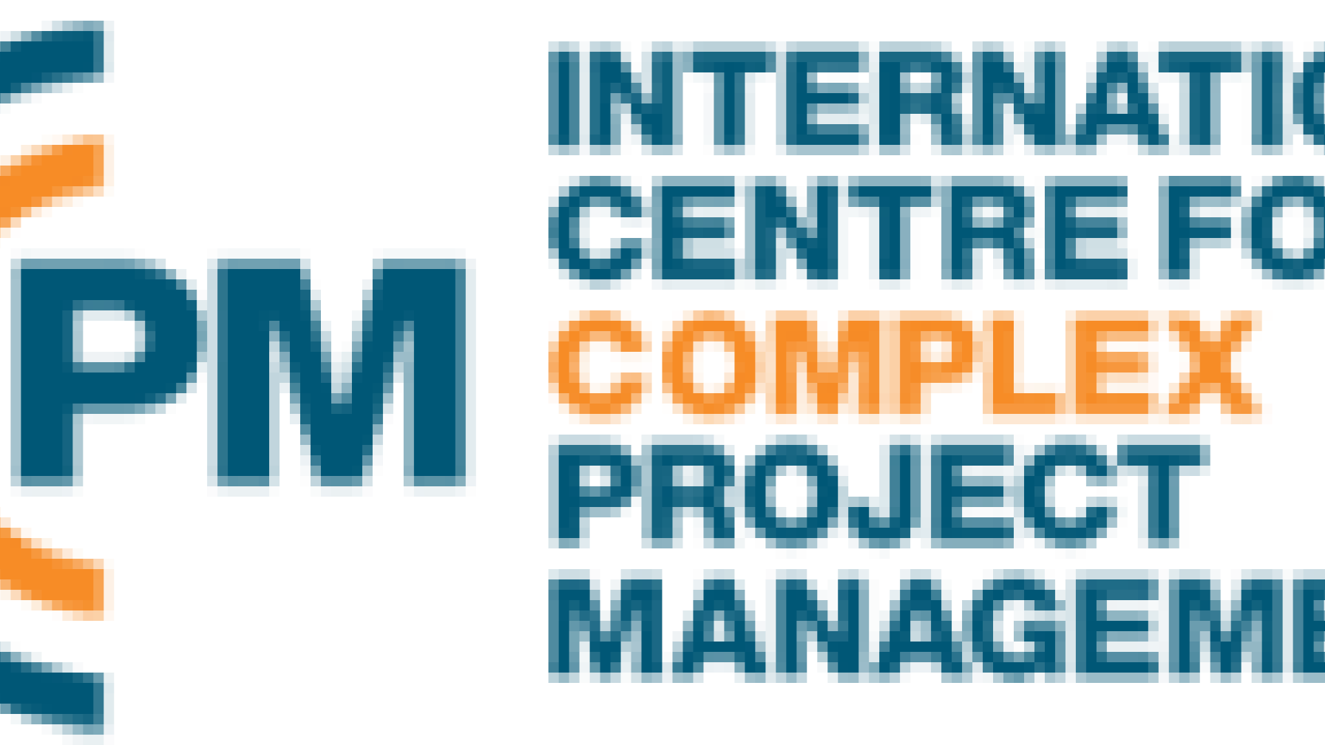 A logo for the International Centre for Complex Project Management. It is the words, ‘International Centre for Complex Project Management’ with an illustrative treatment of the acronym ICCPM to the left of the words.  