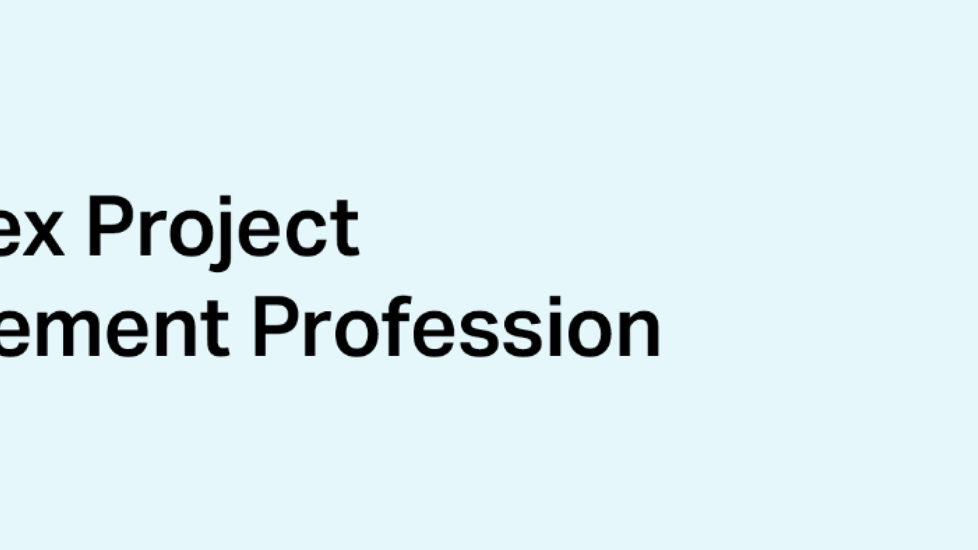 A logo for the CPM Profession that show the words, “Complex Project Management Profession” with an illustrative circle of shapes to the left and right of the words. 