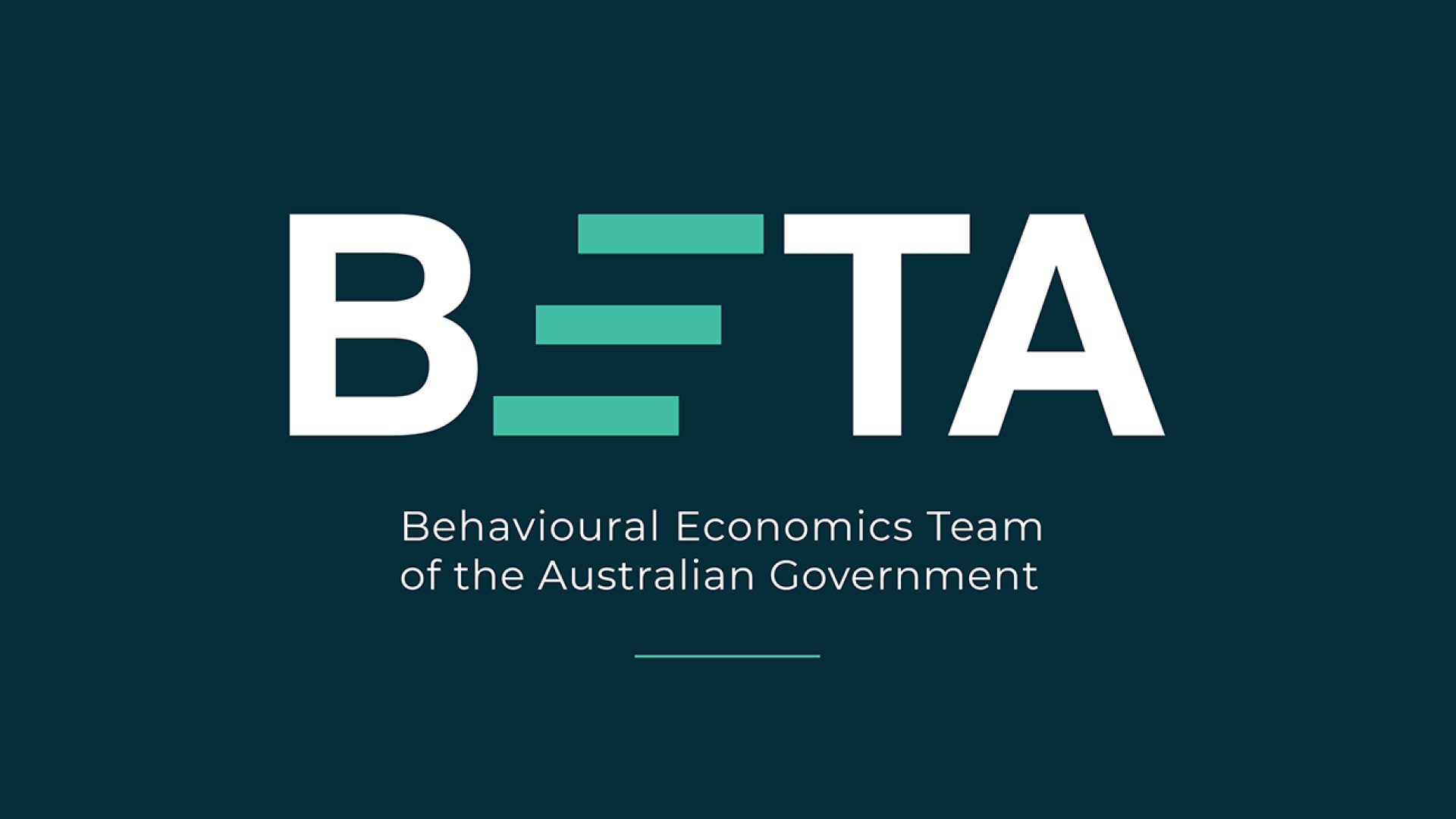 Image of BETA logo with wording, Behavioural Economics Team of the Australian Government 