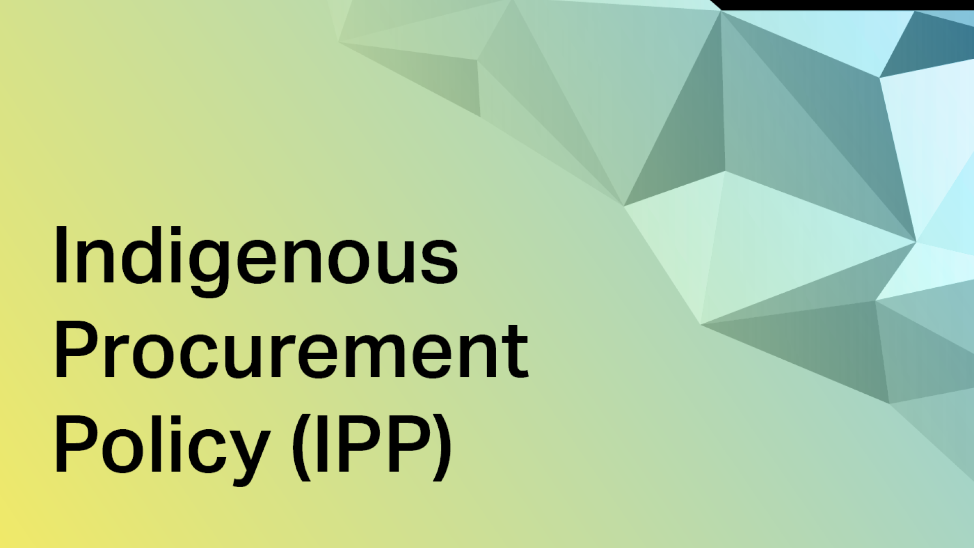 Department of Finance Indigenous Procurement Policy thumbnail