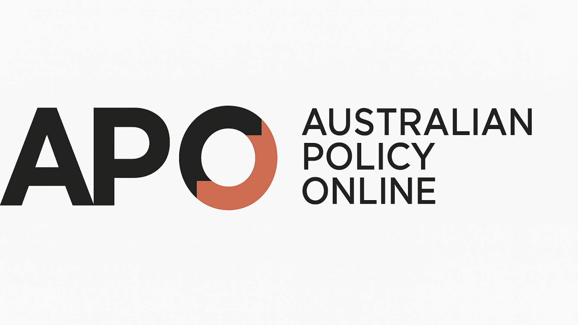 An image which contains the acronym APO as well as the words 'Australian, Policy, Online'