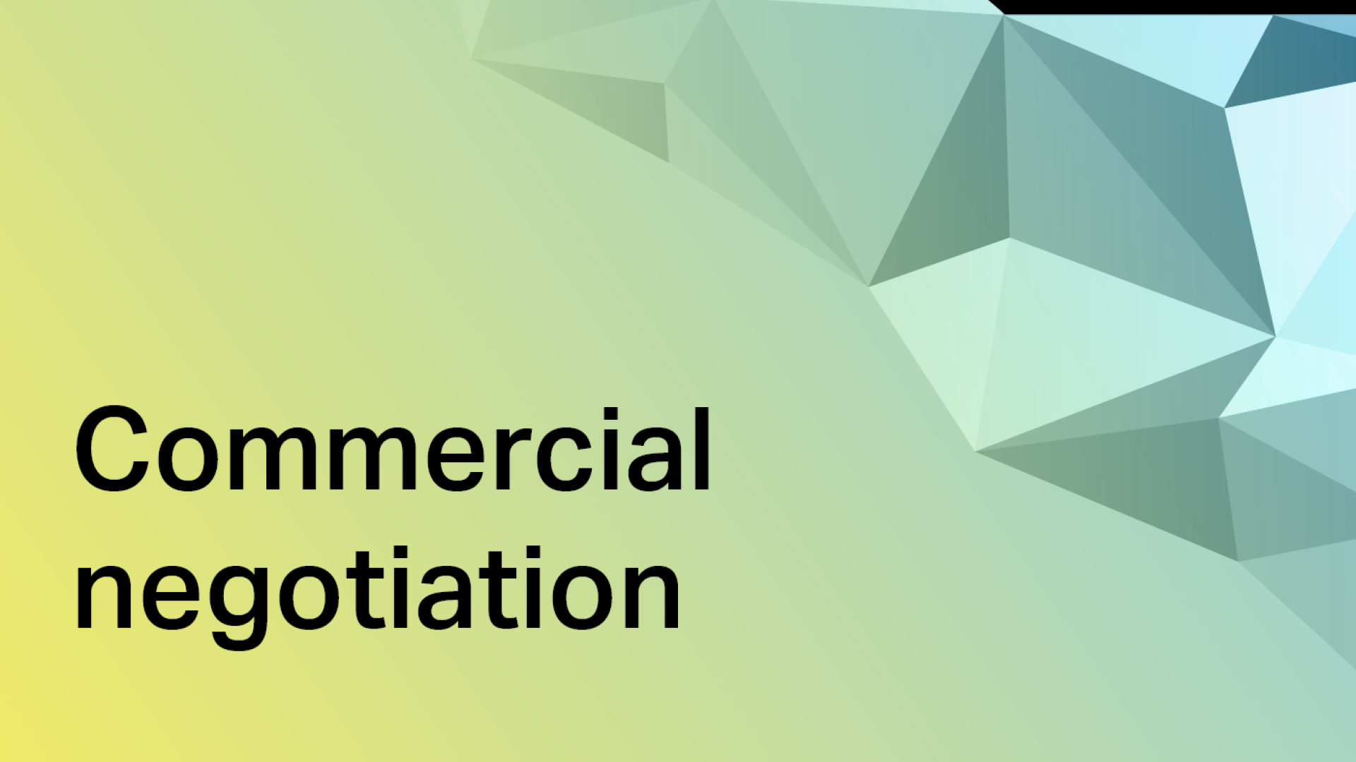 Department of Finance Commercial negotiation thumbnail image