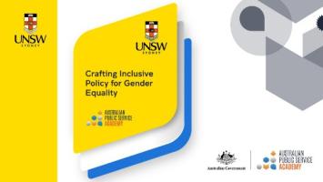 Microcredential promotional image featuring the UNSW logo, APS Academy logo and the Australian Government logo.