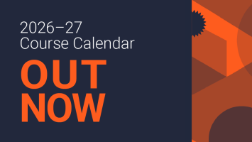 A graphic containing the text "2026-27 Course calendar OUT NOW", with APSAcademy branding.
