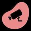 A CCTV camera icon